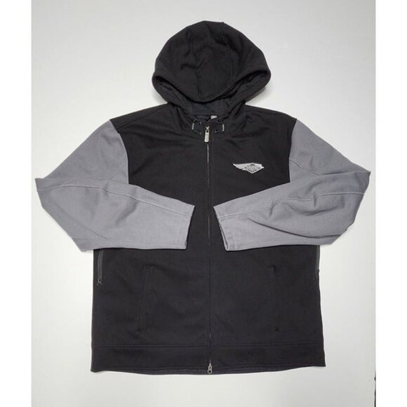 Harley-Davidson 120th Anniversary Deflector Riding Fleece Hooded Jacket (XL) - Picture 2 of 12